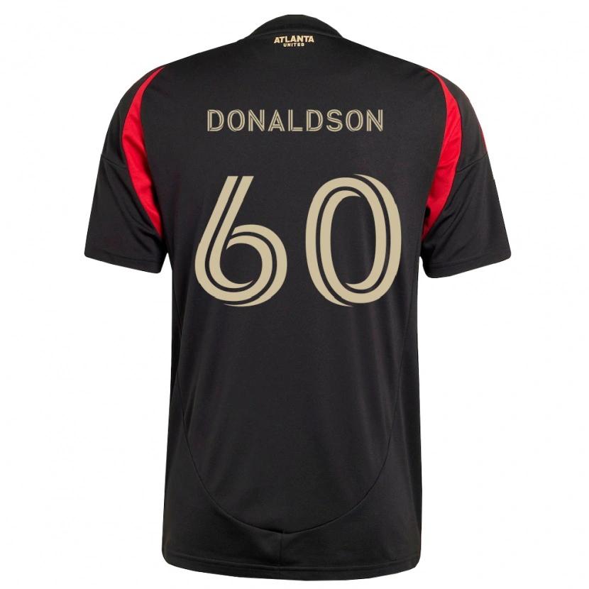 Danxen Homme Maillot James Donaldson #60 Noir Rouge Tenues Domicile 2026/27 T-Shirt
