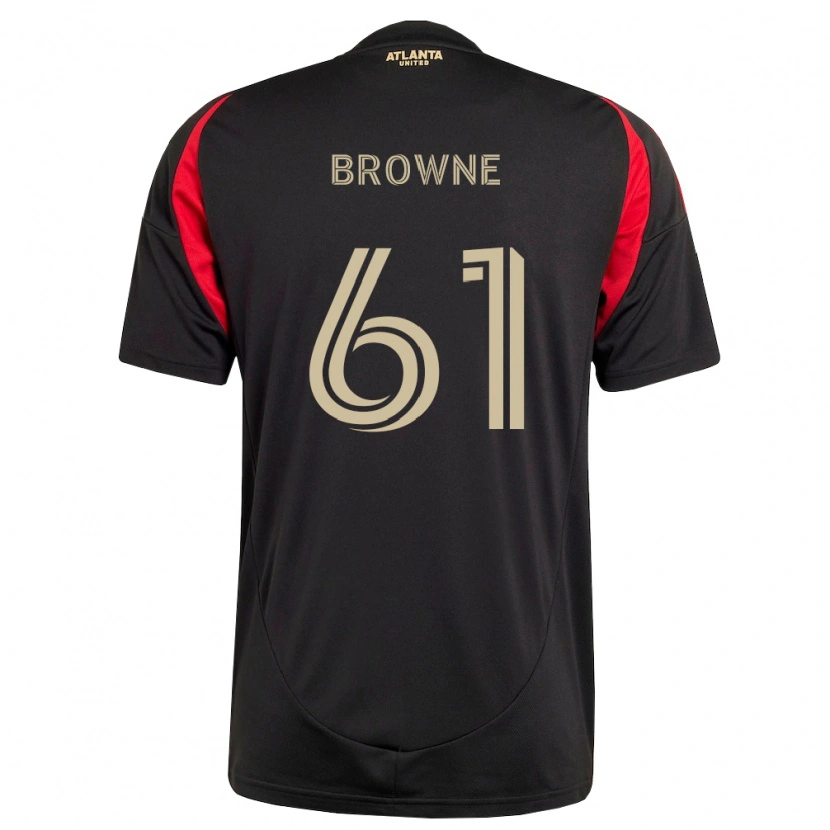 Danxen Homme Maillot Adedamola Browne #61 Noir Rouge Tenues Domicile 2026/27 T-Shirt