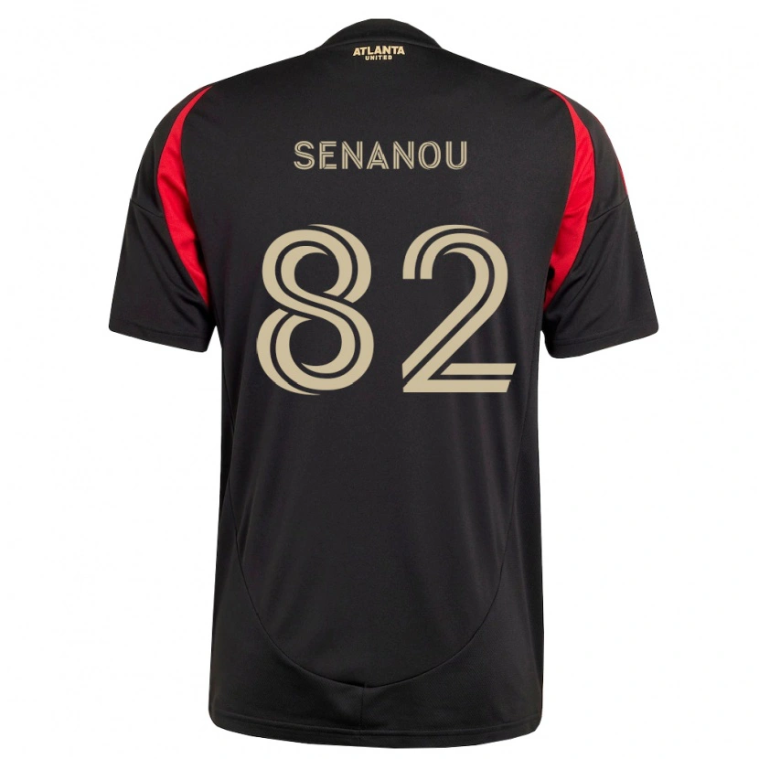 Danxen Homme Maillot Matthew Senanou #82 Noir Rouge Tenues Domicile 2026/27 T-Shirt