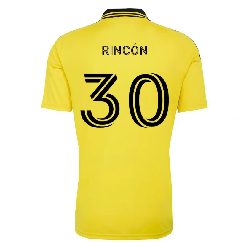 Danxen Homme Maillot Nicolás Rincón #30 Jaune Noir Tenues Domicile 2026/27 T-Shirt