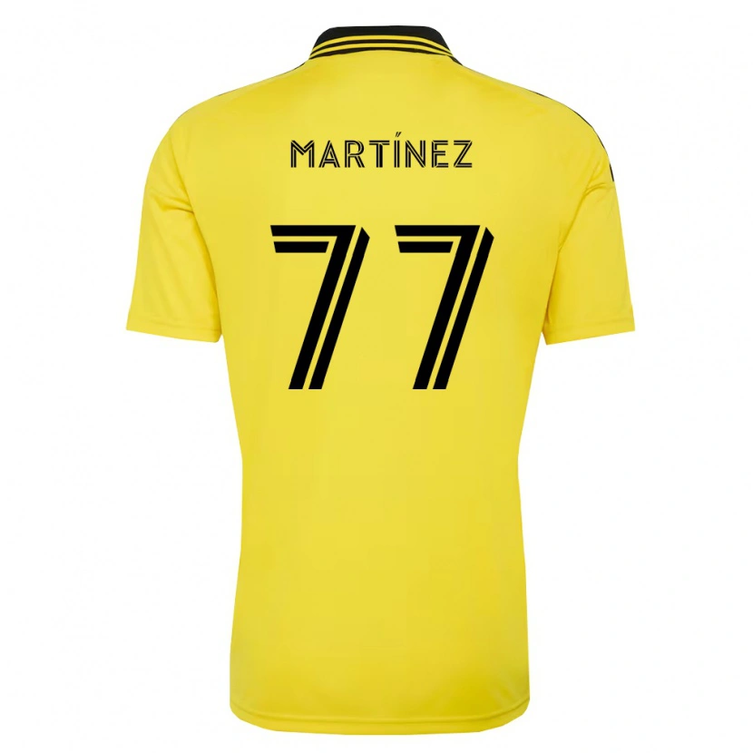 Danxen Homme Maillot Josef Martínez #77 Jaune Noir Tenues Domicile 2026/27 T-Shirt