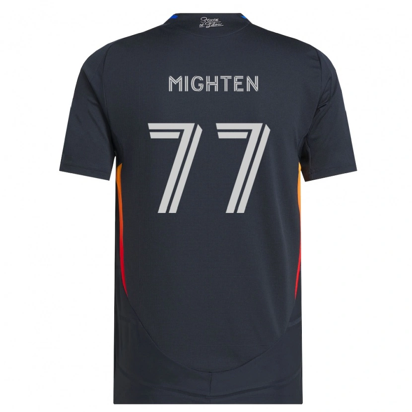 Danxen Homme Maillot Alex Mighten #77 Gris Foncé Rouge Tenues Domicile 2026/27 T-Shirt