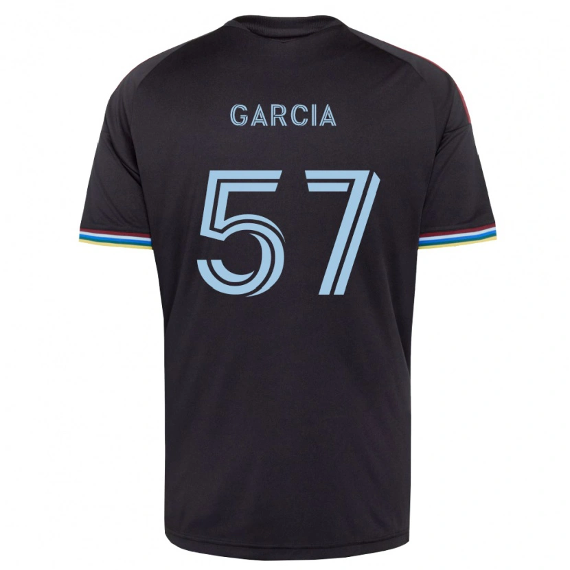 Danxen Homme Maillot Rogelio Garcia #57 Noir Bleu Ciel Tenues Domicile 2026/27 T-Shirt