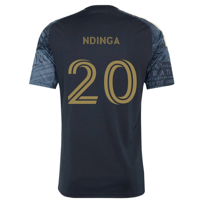 Danxen Homme Maillot Philippe Ndinga #20 Bleu Marine Marron Tenues Domicile 2026/27 T-Shirt