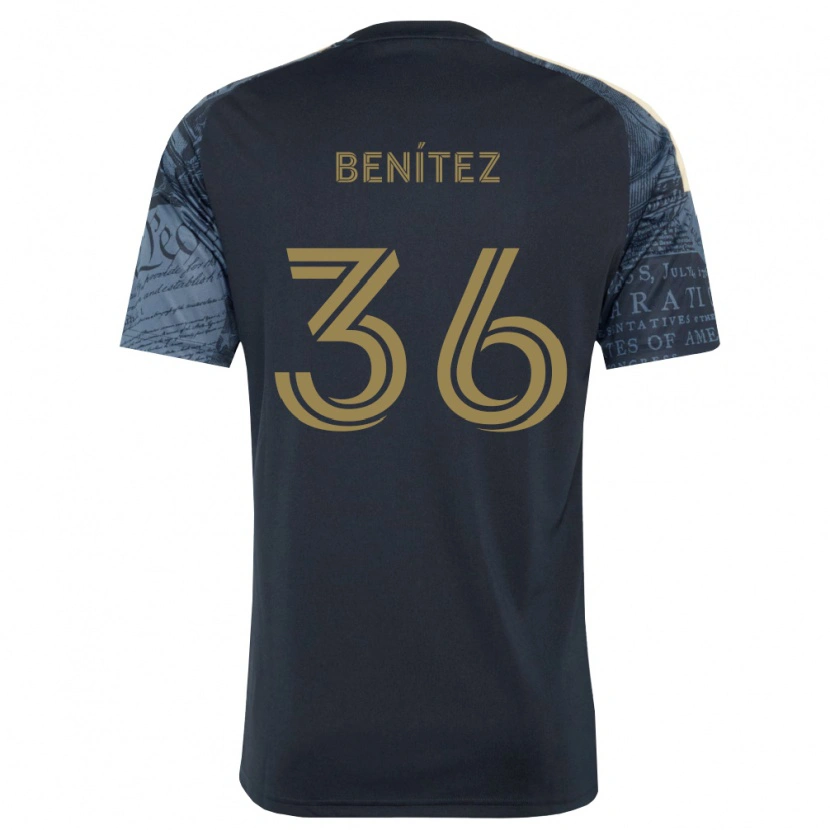 Danxen Homme Maillot Óscar Benítez #36 Bleu Marine Marron Tenues Domicile 2026/27 T-Shirt