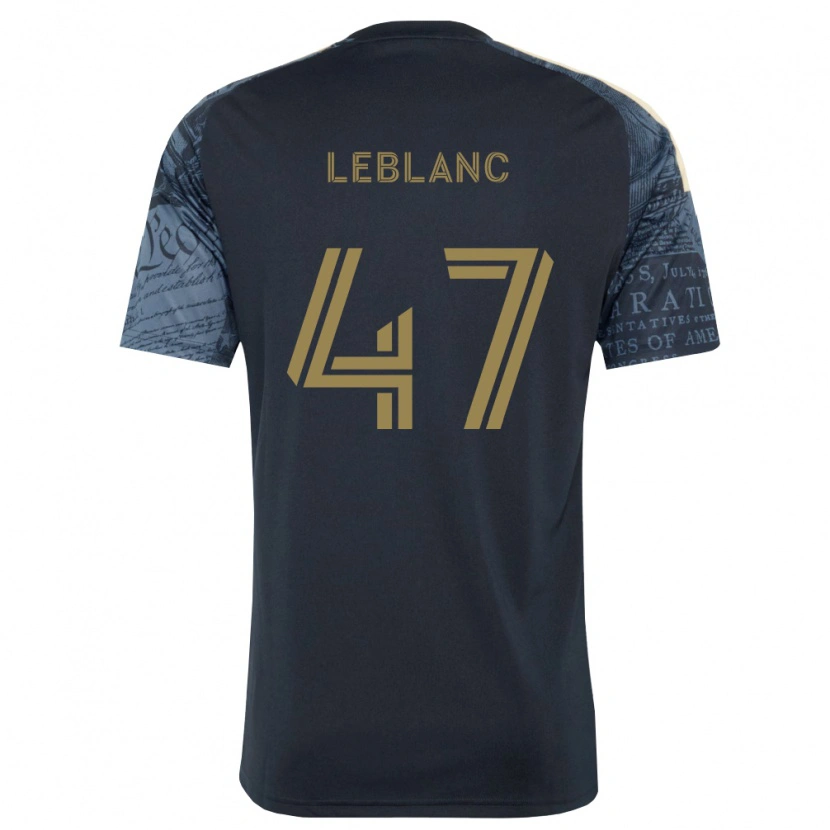 Danxen Homme Maillot Kellan Leblanc #47 Bleu Marine Marron Tenues Domicile 2026/27 T-Shirt