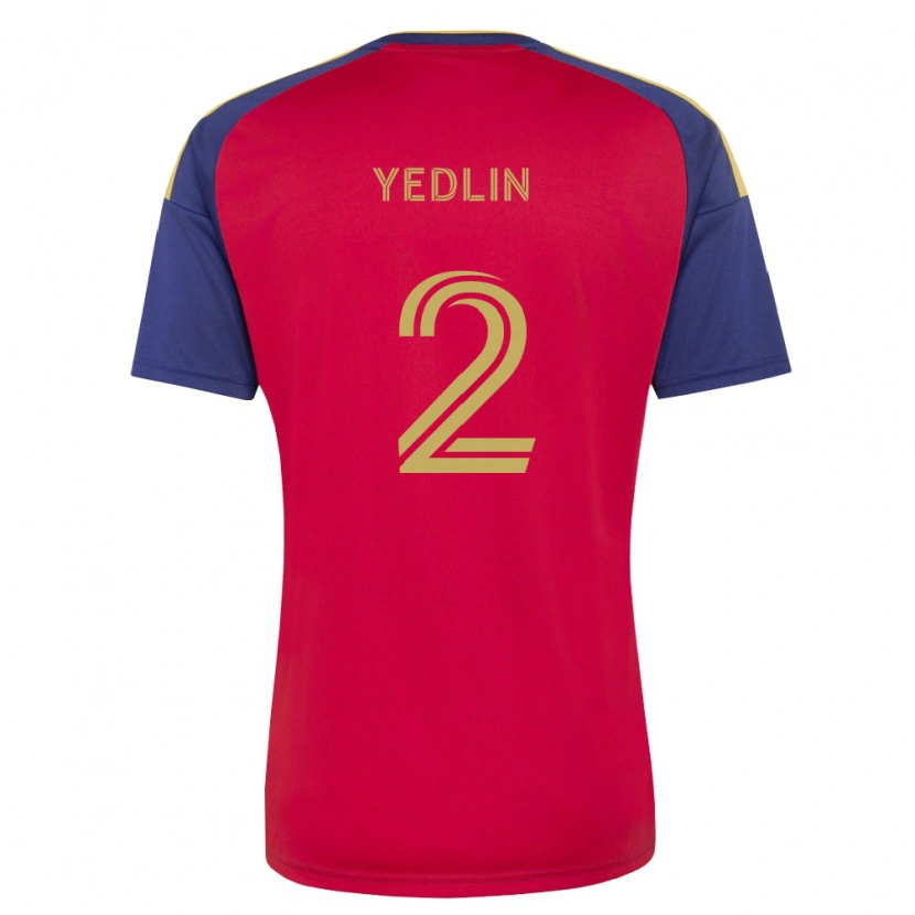 Danxen Homme Maillot Deandre Yedlin #2 Bleu Royal Marron Rouge Tenues Domicile 2026/27 T-Shirt
