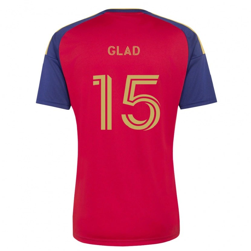 Danxen Homme Maillot Justen Glad #15 Bleu Royal Marron Rouge Tenues Domicile 2026/27 T-Shirt