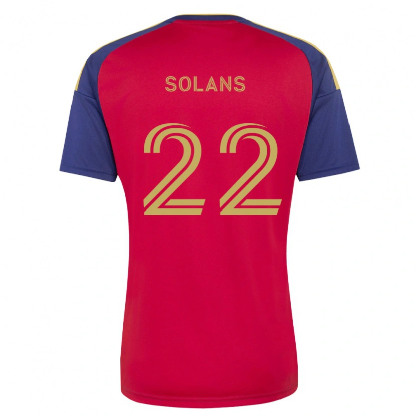 Danxen Homme Maillot Sergi Solans #22 Bleu Royal Marron Rouge Tenues Domicile 2026/27 T-Shirt