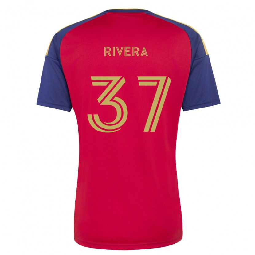 Danxen Homme Maillot Luis Rivera #37 Bleu Royal Marron Rouge Tenues Domicile 2026/27 T-Shirt