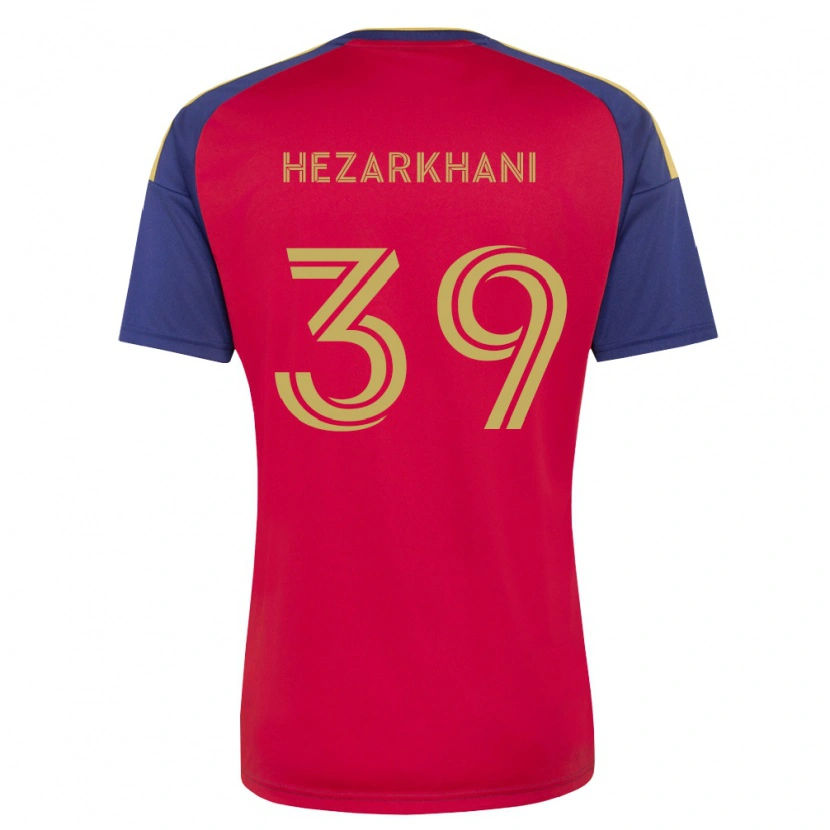Danxen Homme Maillot Aiden Hezarkhani #39 Bleu Royal Marron Rouge Tenues Domicile 2026/27 T-Shirt