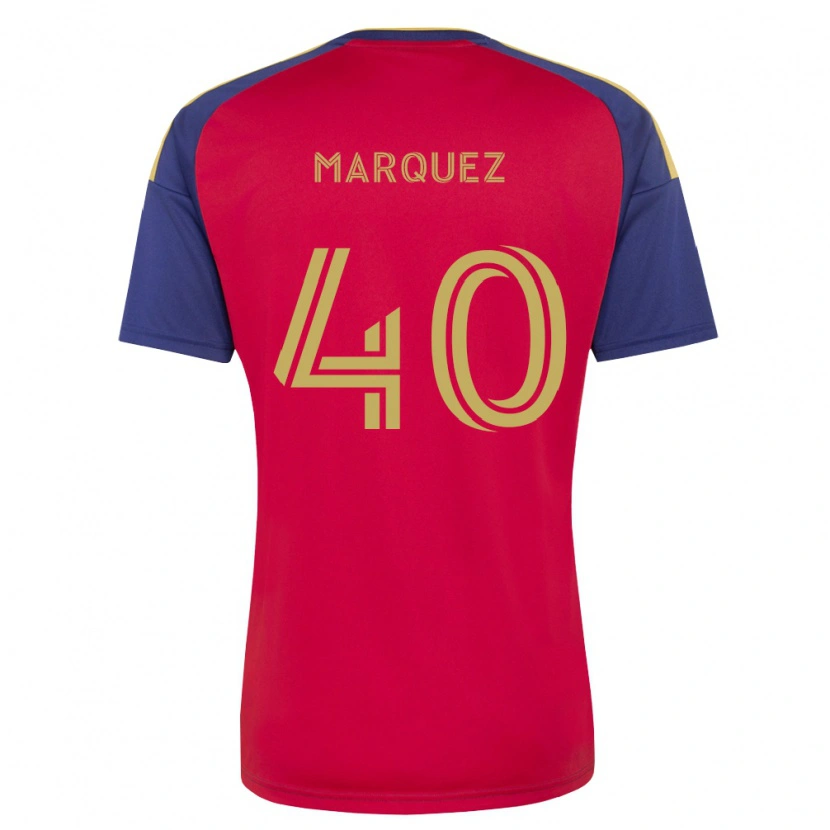 Danxen Homme Maillot Omar Marquez #40 Bleu Royal Marron Rouge Tenues Domicile 2026/27 T-Shirt