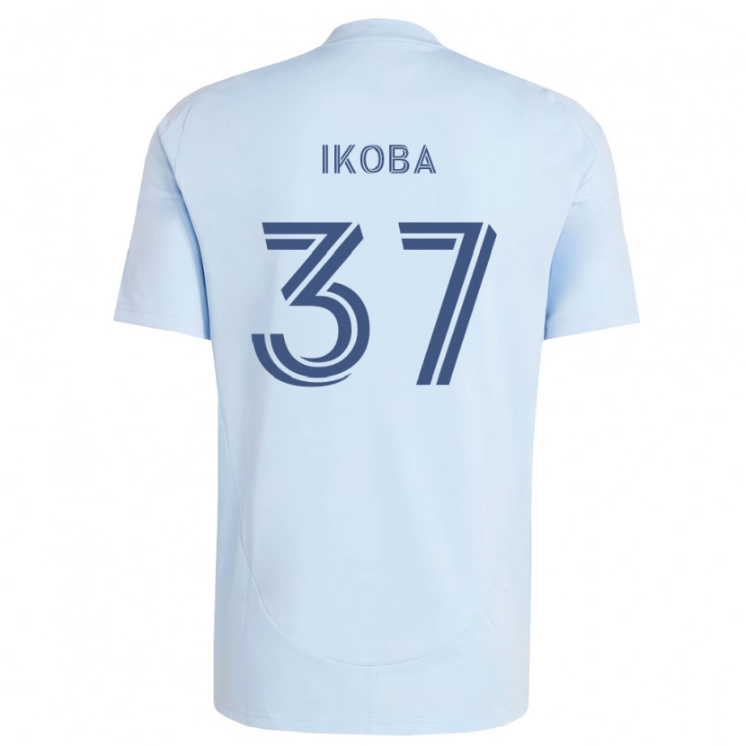 Danxen Homme Maillot Tega Ikoba #37 Bleu Clair Gris Clair Tenues Domicile 2026/27 T-Shirt
