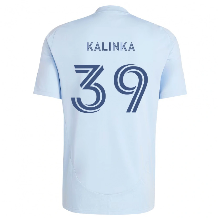 Danxen Homme Maillot Jaxson Kalinka #39 Bleu Clair Gris Clair Tenues Domicile 2026/27 T-Shirt
