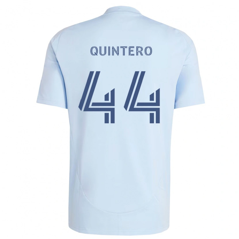 Danxen Homme Maillot Gael Quintero #44 Bleu Clair Gris Clair Tenues Domicile 2026/27 T-Shirt