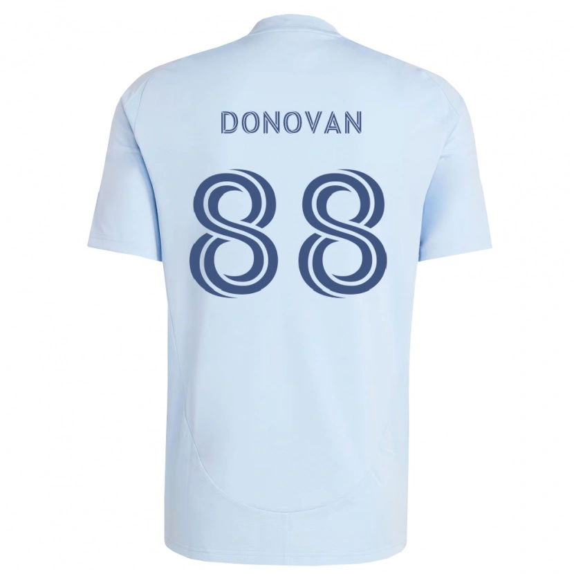 Danxen Homme Maillot Shane Donovan #88 Bleu Clair Gris Clair Tenues Domicile 2026/27 T-Shirt