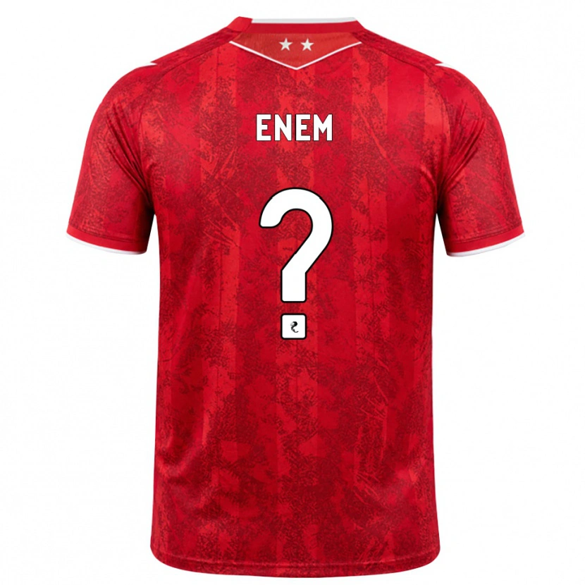 Danxen Homme Maillot Victor Enem #0 Rouge Blanc Tenues Domicile 2026/27 T-Shirt