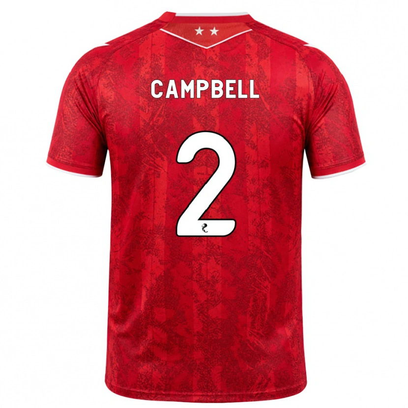 Danxen Homme Maillot Loren Campbell #2 Rouge Blanc Tenues Domicile 2026/27 T-Shirt