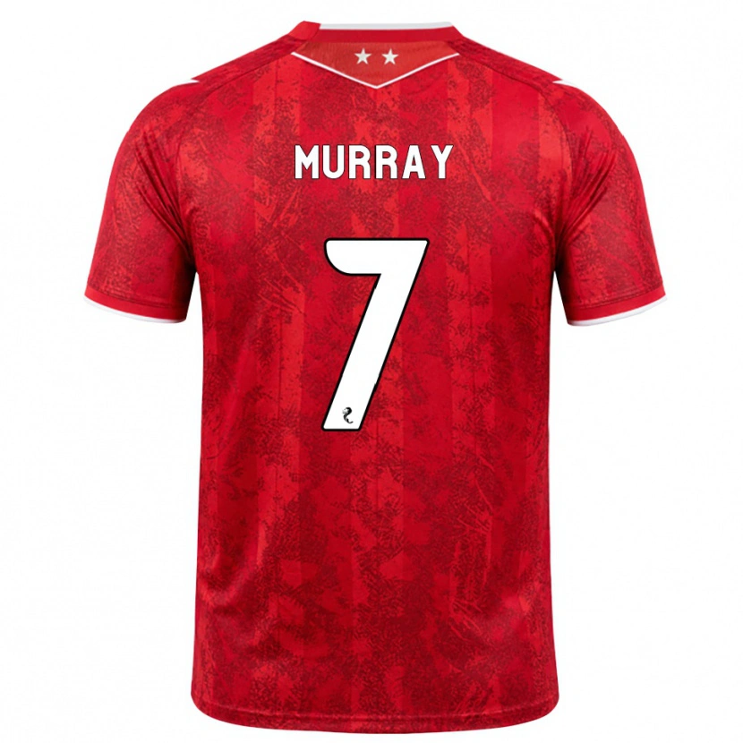 Danxen Homme Maillot Phoebe Murray #7 Rouge Blanc Tenues Domicile 2026/27 T-Shirt