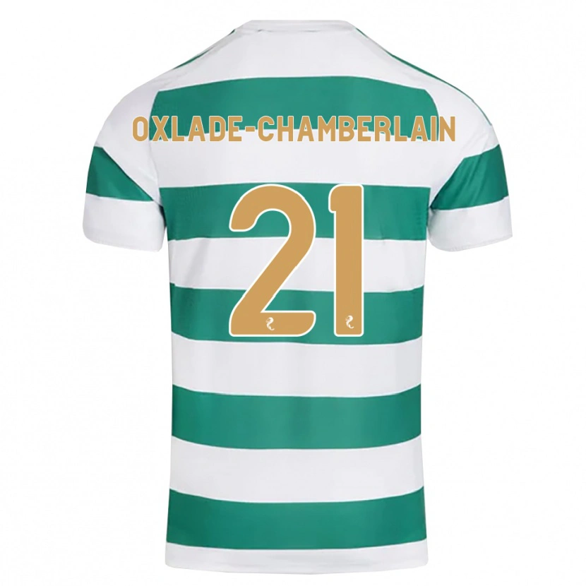 Danxen Homme Maillot Alex Oxlade-Chamberlain #21 Cyan Foncé Blanc Tenues Domicile 2026/27 T-Shirt
