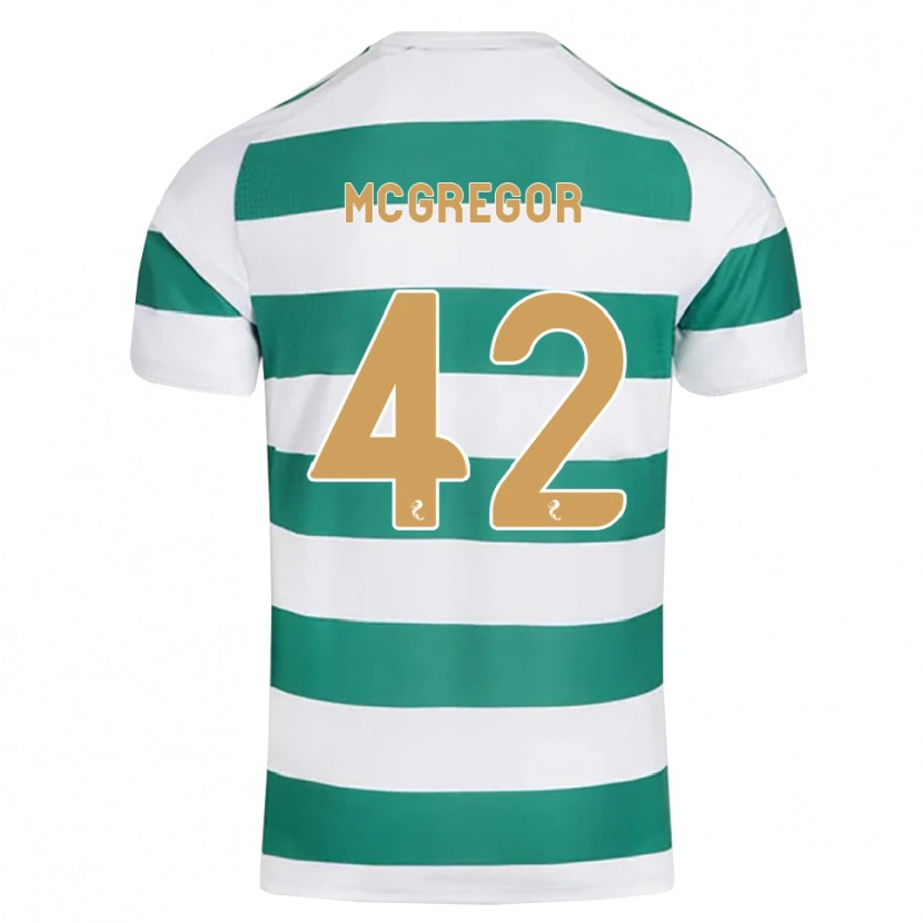 Danxen Homme Maillot Callum Mcgregor #42 Cyan Foncé Blanc Tenues Domicile 2026/27 T-Shirt