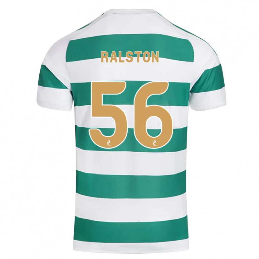 Danxen Homme Maillot Anthony Ralston #56 Cyan Foncé Blanc Tenues Domicile 2026/27 T-Shirt