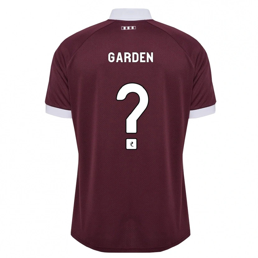 Danxen Homme Maillot Luka Garden #0 Blanc Bordeaux Tenues Domicile 2026/27 T-Shirt