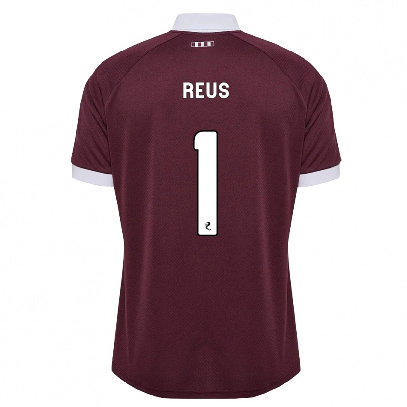 Danxen Homme Maillot Beau Reus #1 Blanc Bordeaux Tenues Domicile 2026/27 T-Shirt