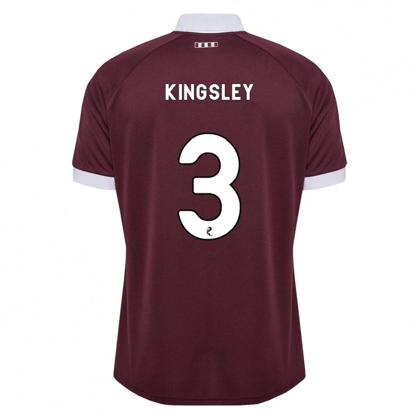 Danxen Homme Maillot Stephen Kingsley #3 Blanc Bordeaux Tenues Domicile 2026/27 T-Shirt
