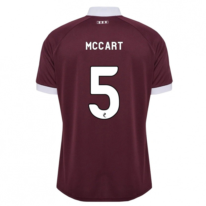 Danxen Homme Maillot Jamie Mccart #5 Blanc Bordeaux Tenues Domicile 2026/27 T-Shirt