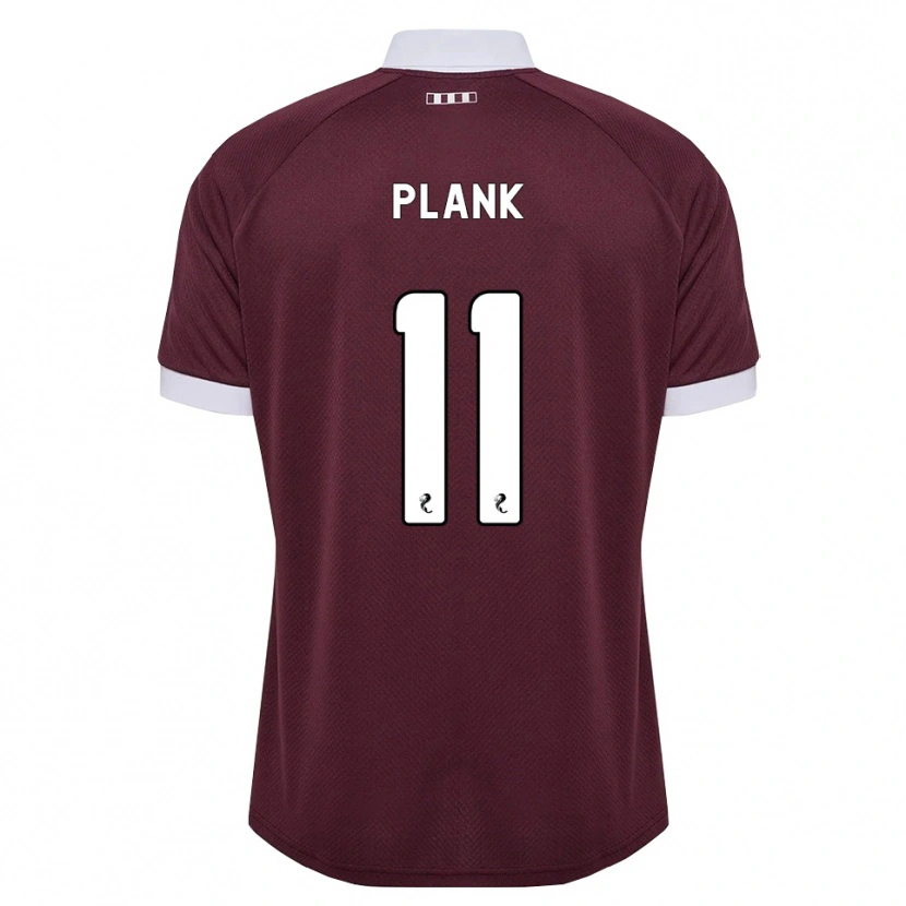 Danxen Homme Maillot Dom Plank #11 Blanc Bordeaux Tenues Domicile 2026/27 T-Shirt