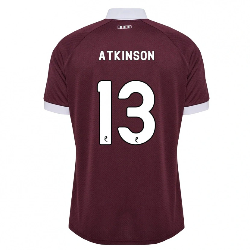 Danxen Homme Maillot Nathaniel Atkinson #13 Blanc Bordeaux Tenues Domicile 2026/27 T-Shirt