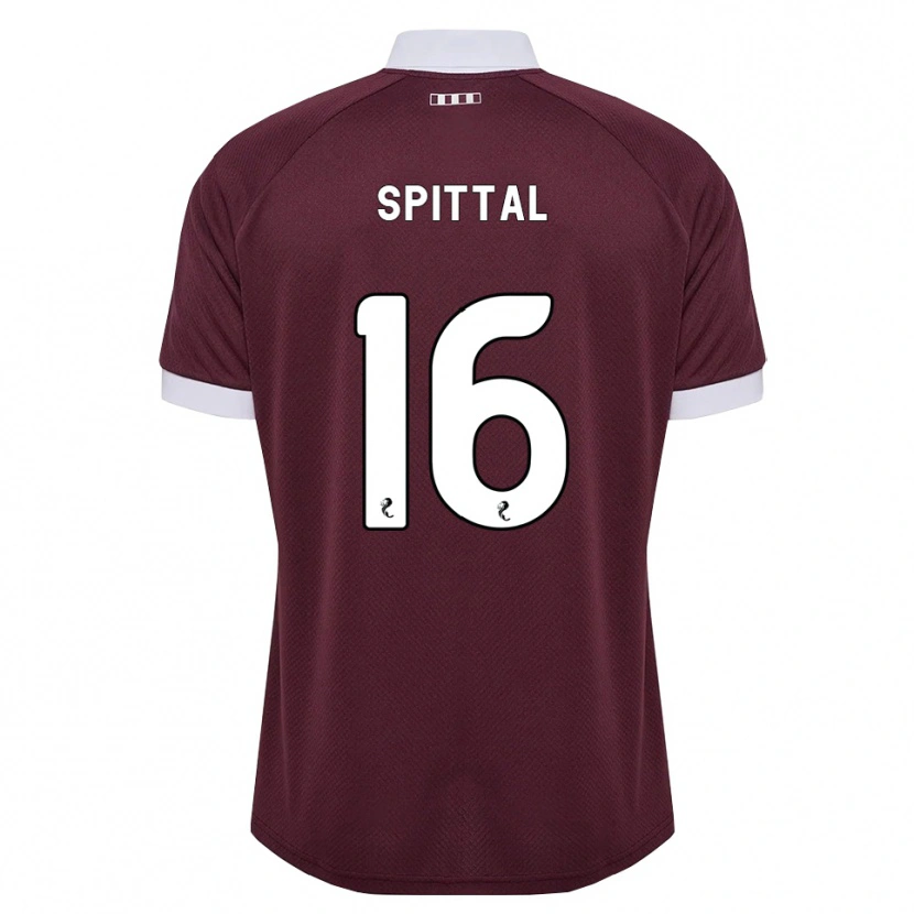 Danxen Homme Maillot Blair Spittal #16 Blanc Bordeaux Tenues Domicile 2026/27 T-Shirt