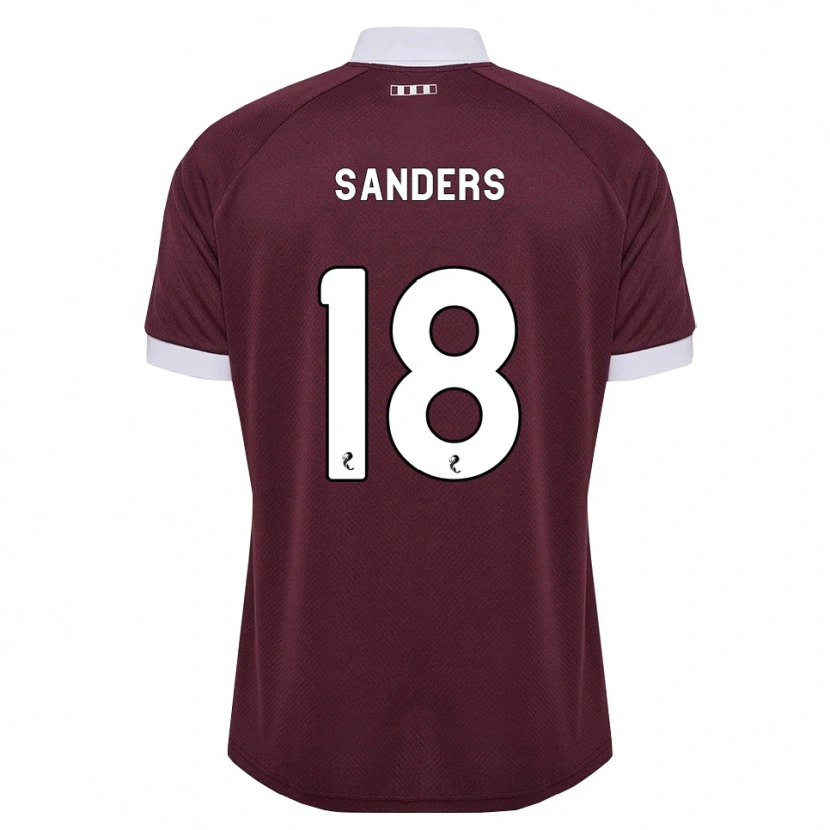 Danxen Homme Maillot Charlie Sanders #18 Blanc Bordeaux Tenues Domicile 2026/27 T-Shirt