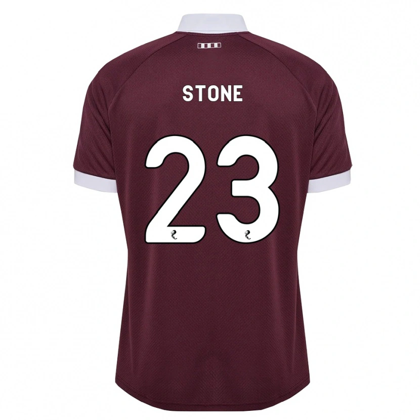 Danxen Homme Maillot Harry Stone #23 Blanc Bordeaux Tenues Domicile 2026/27 T-Shirt