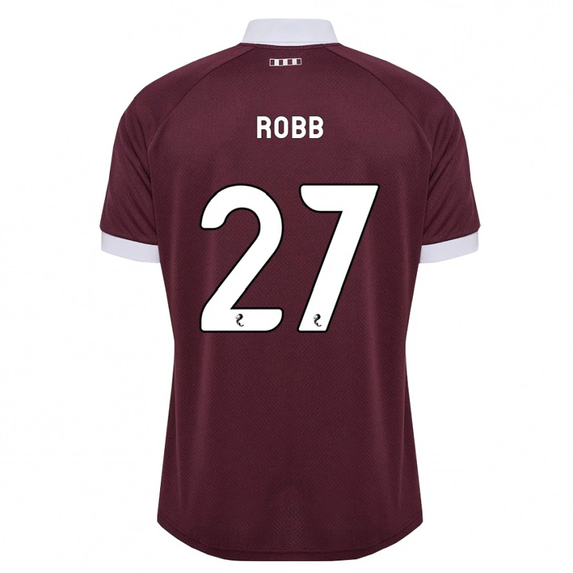 Danxen Homme Maillot Callen Robb #27 Blanc Bordeaux Tenues Domicile 2026/27 T-Shirt