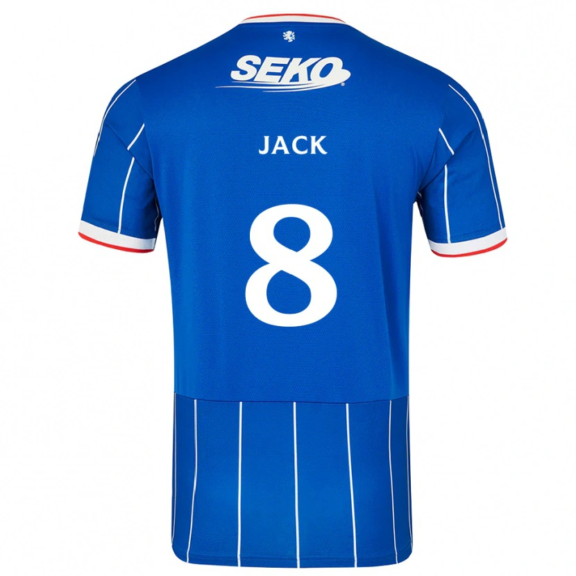 Danxen Homme Maillot Ryan Jack #8 Rouge Bleu Blanc Tenues Domicile 2026/27 T-Shirt