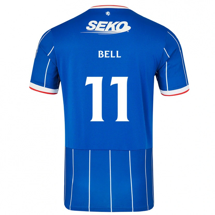 Danxen Homme Maillot Megan Bell #11 Rouge Bleu Blanc Tenues Domicile 2026/27 T-Shirt