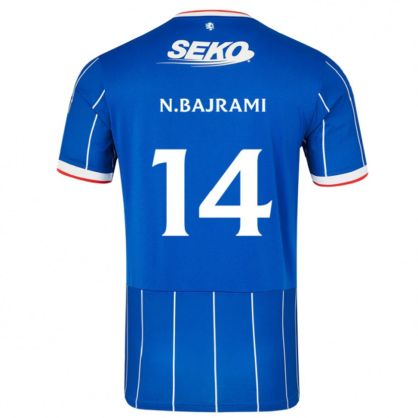 Danxen Homme Maillot Nedim Bajrami #14 Rouge Bleu Blanc Tenues Domicile 2026/27 T-Shirt
