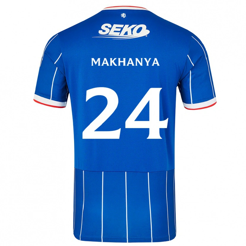 Danxen Homme Maillot Olwethu Makhanya #24 Rouge Bleu Blanc Tenues Domicile 2026/27 T-Shirt