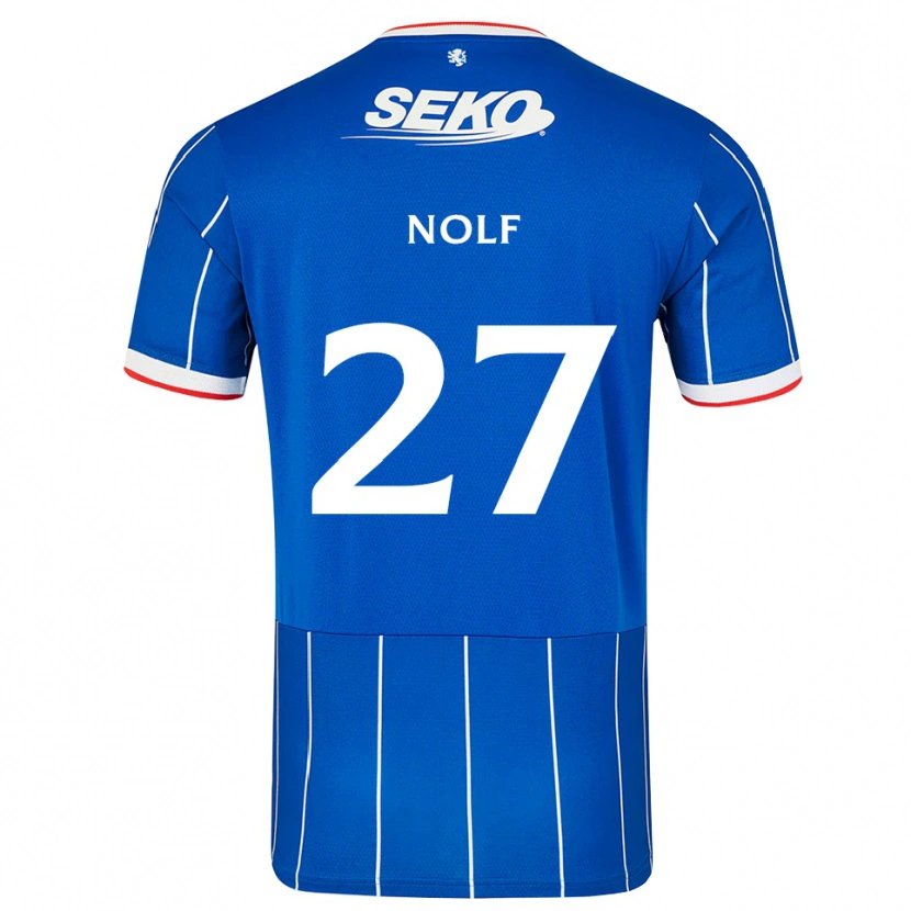 Danxen Homme Maillot Madeline Nolf #27 Rouge Bleu Blanc Tenues Domicile 2026/27 T-Shirt