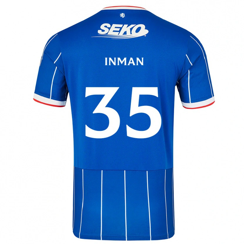 Danxen Homme Maillot Lucy Inman #35 Rouge Bleu Blanc Tenues Domicile 2026/27 T-Shirt