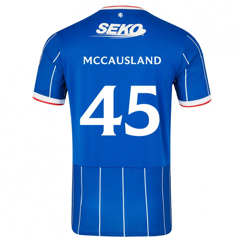 Danxen Homme Maillot Ross Mccausland #45 Rouge Bleu Blanc Tenues Domicile 2026/27 T-Shirt