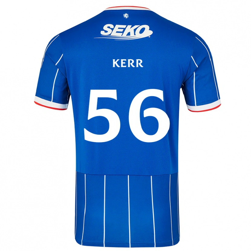 Danxen Homme Maillot Arran Kerr #56 Rouge Bleu Blanc Tenues Domicile 2026/27 T-Shirt