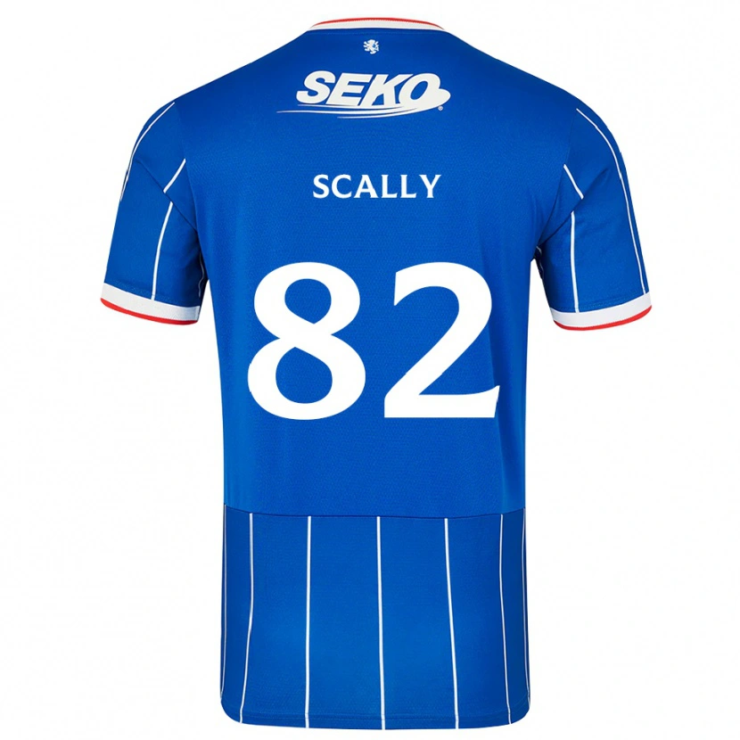Danxen Homme Maillot Ashton Scally #82 Rouge Bleu Blanc Tenues Domicile 2026/27 T-Shirt