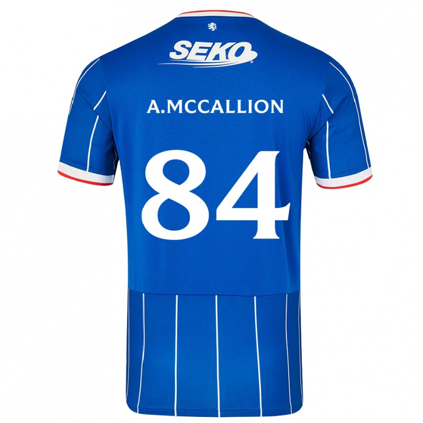 Danxen Homme Maillot Aiden Mccallion #84 Rouge Bleu Blanc Tenues Domicile 2026/27 T-Shirt