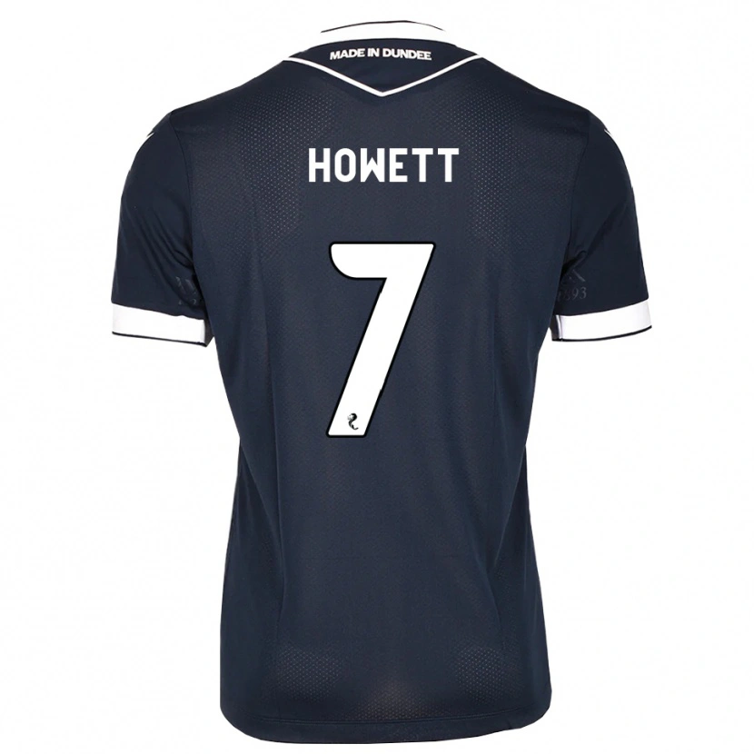 Danxen Homme Maillot Leo Howett #7 Bleu Nuit Blanc Tenues Domicile 2026/27 T-Shirt