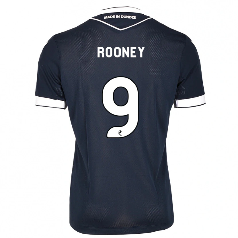 Danxen Homme Maillot Chris Rooney #9 Bleu Nuit Blanc Tenues Domicile 2026/27 T-Shirt