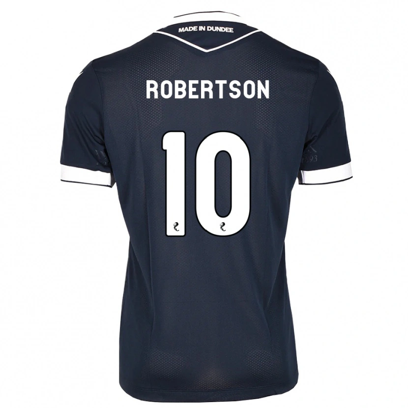 Danxen Homme Maillot Finlay Robertson #10 Bleu Nuit Blanc Tenues Domicile 2026/27 T-Shirt