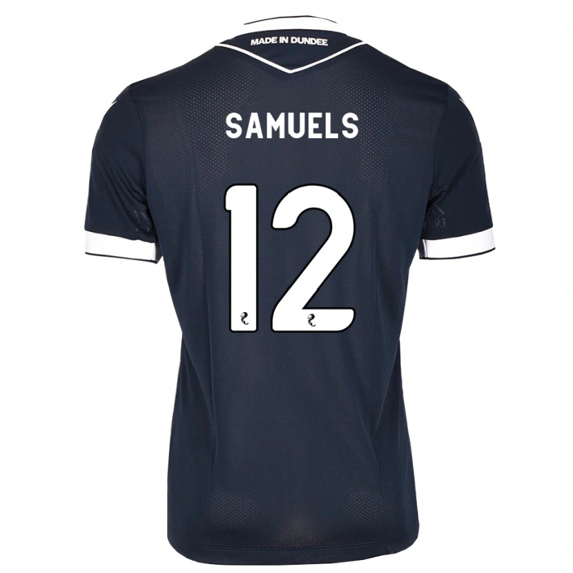 Danxen Homme Maillot Imari Samuels #12 Bleu Nuit Blanc Tenues Domicile 2026/27 T-Shirt